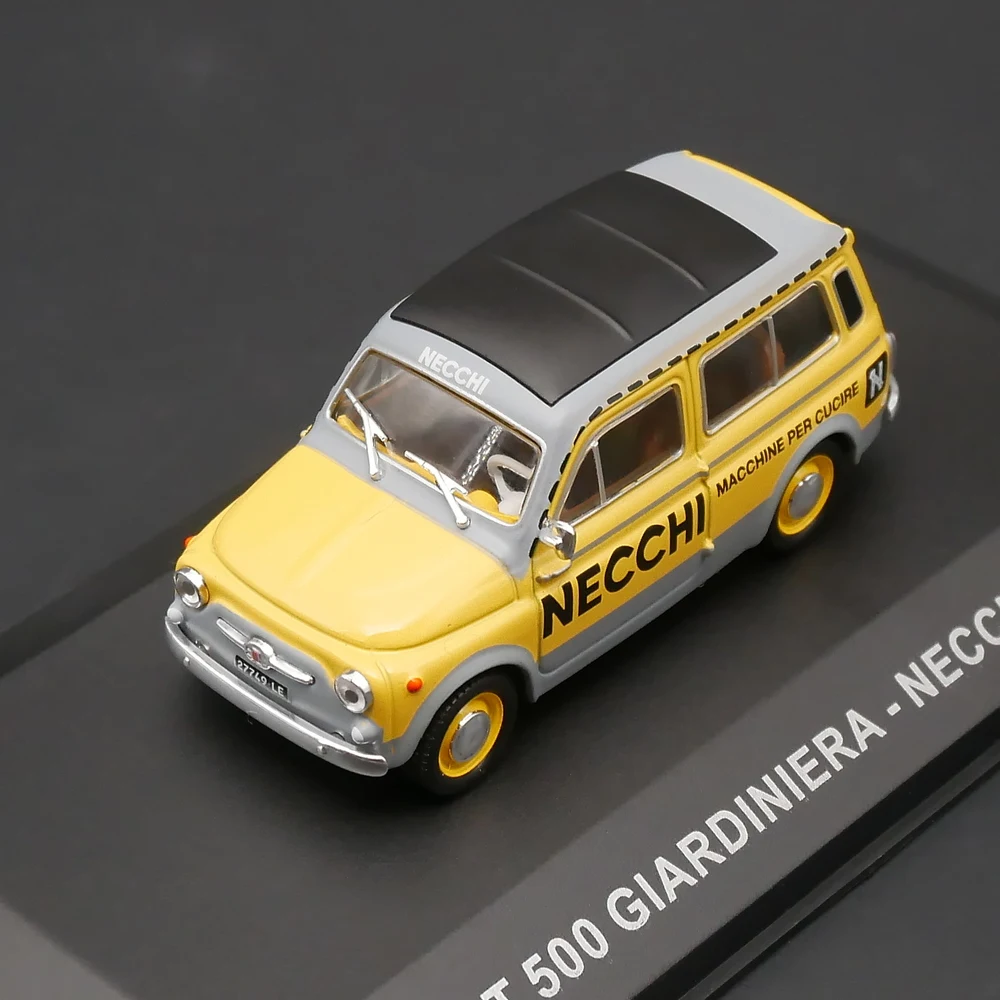 Ixo 1/43 Fiat 500 Giardiniera Necchi 1960 Diecast Car modelli di giocattoli in metallo