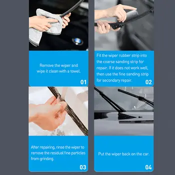 Baseus汽車雨刷片維修通用型汽車擋風玻璃雨刷翻新工具汽車擋風玻璃雨刷片維修套件配件 8 最佳銷售 雨刷維修 - №3