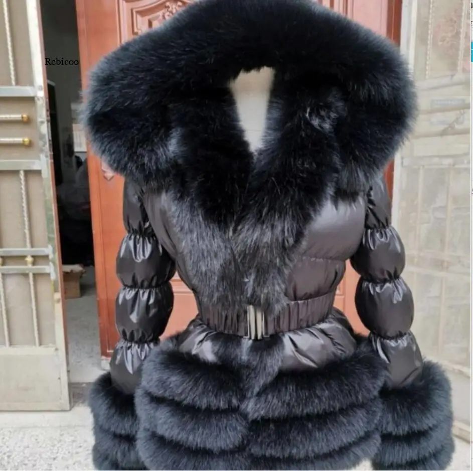 

Women Parka Fashion Autumn Winter Warm Jackets Women Fur Collar Coats Long Parkas Hoodies Office Lady Cotton