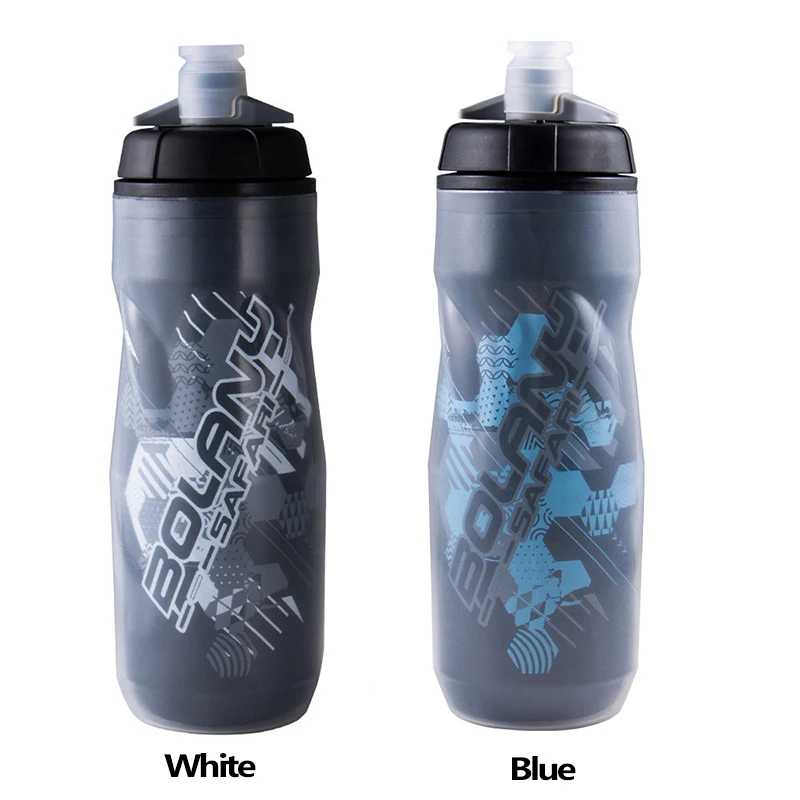 600ML Doppelwandige Fahrrad-Trinkflasche PP5 Wärme- & Kälteisolierte Sportflasche Outdoor-Radfahrflasche Fahrrad-Zubehör – Detail 8