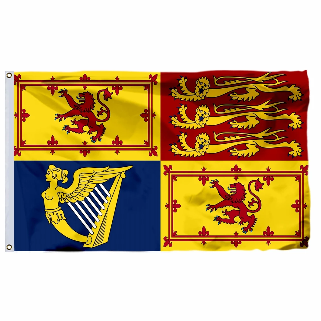 Royal Standard United Kingdom (in Scotland) Flag British 3X5ft 90X150cm Prince William 60x90cm 21x14cm Duke Rothesay Banner