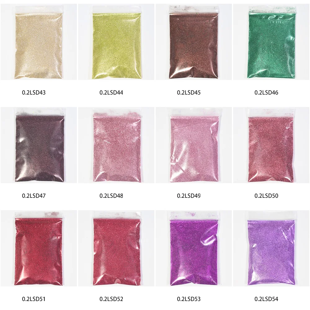 0.2 1/128 Multi-color Holographic Mirror Glitter for Nail Art,(Extra Fine Glitter), 50 Grams Holo Ultra Fine Nail Glitter Powder