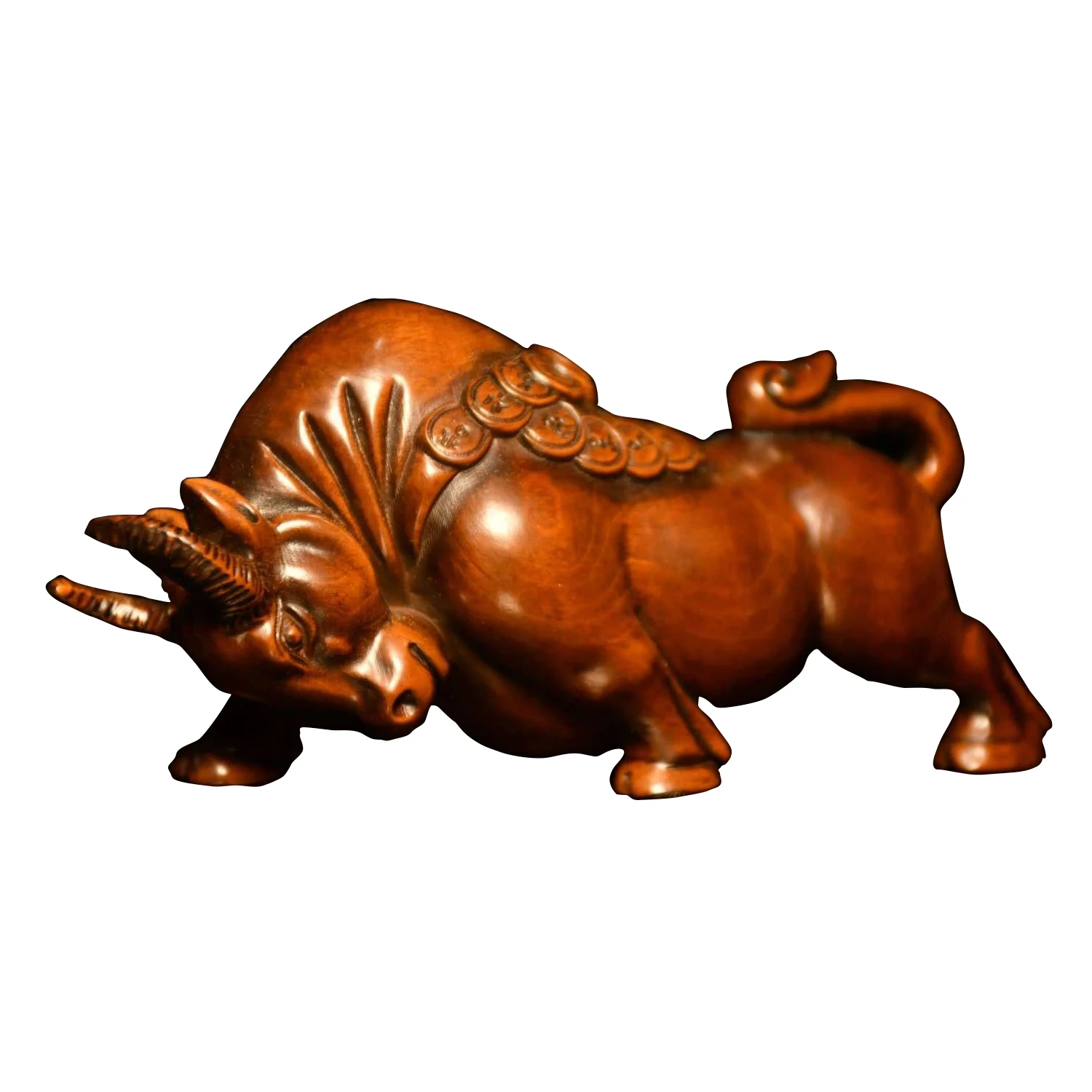 

asian wooden statues for home decor statue carvings cattle ox Sculptures carved bovine room