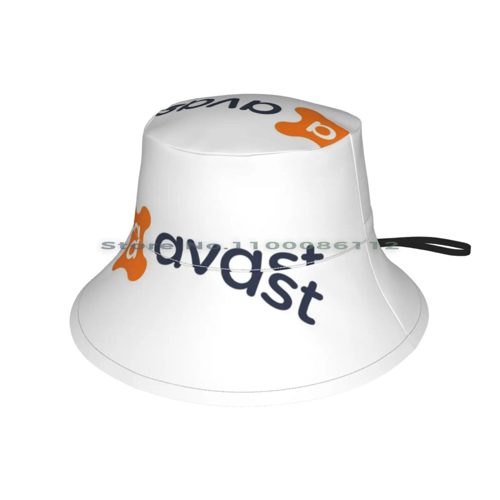 Avast Bucket Hat Sun Cap Angular Software Company Computer Pc Electronic Internet Avast Dobrável Outdoor Fisherman Hat