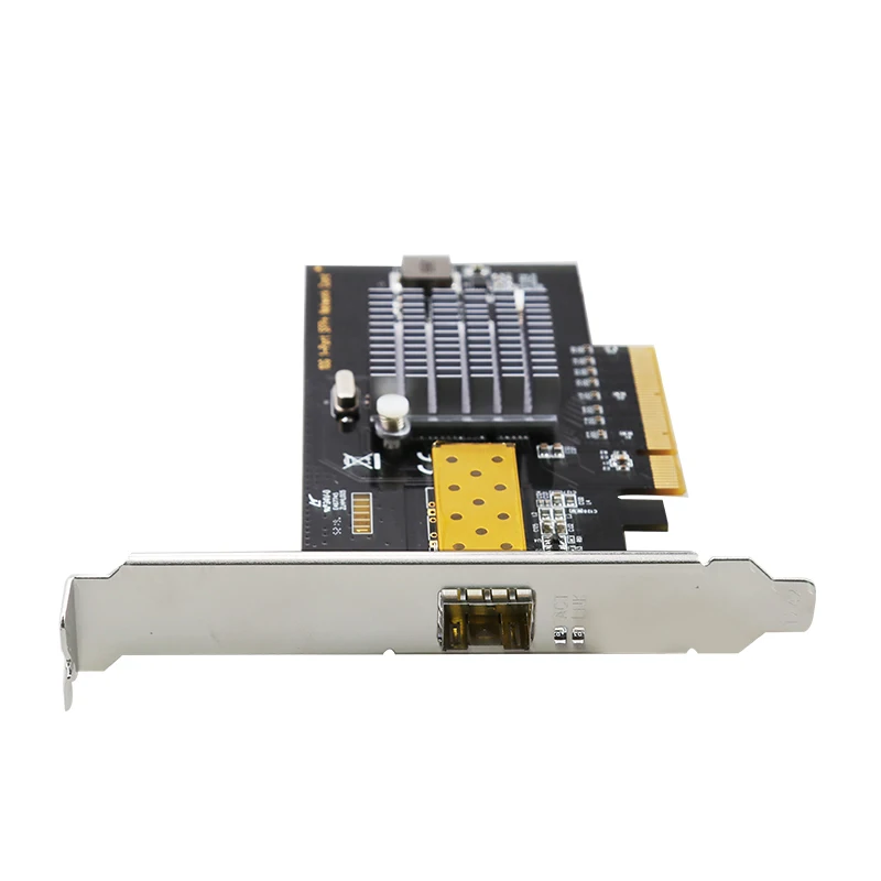 10 Gigabit Network Card Chip Intel82599 Server Fiber Optic 10000M Ethernet Desktop PCI-E X8 Single Port SFP 10G Network Adapter