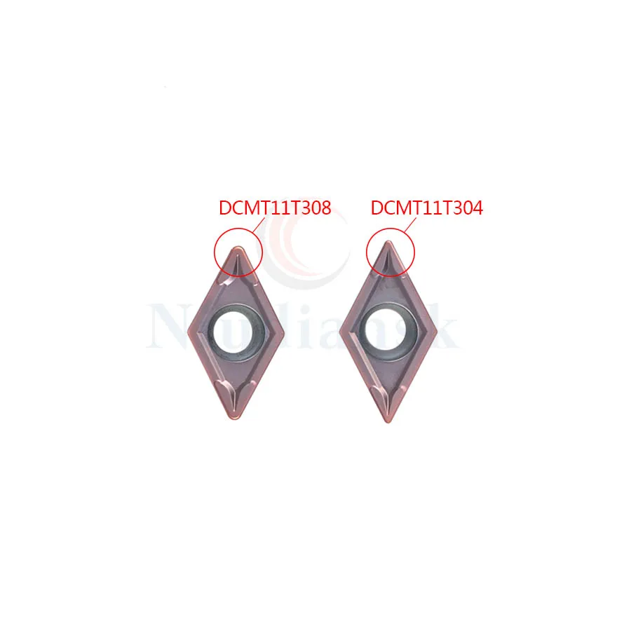 DCMT11T304 LF6018 DCMT11T308 LF6018 Cnc Draaibank Hardmetalen Insert Machine Verwerking Draaigereedschappen Afwerking Snijden Inserts