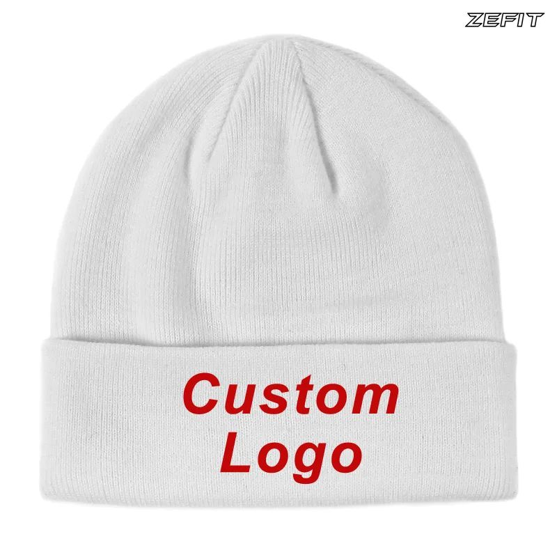 Winter Outdoor Skiing Hats Autumn Warm Headwear Adult Size Customed OEM Logo Girls Women Ladies Baseball Design Beanies Cap