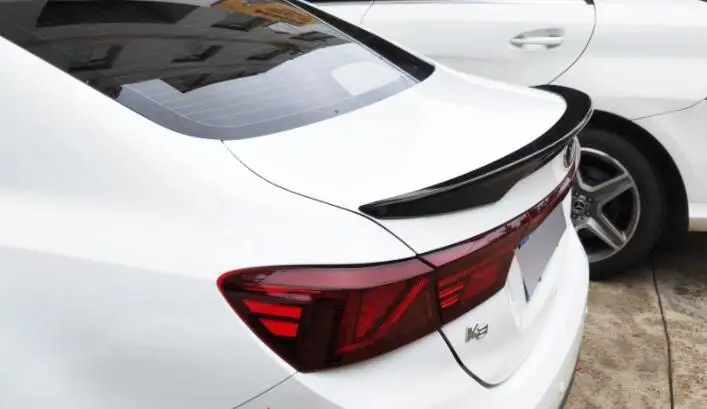 For Kia Forte Spoiler 2019-2021 Kia K3 Spoiler yWK ABS plastic Material Car Rear Wing Color Rear Spoiler