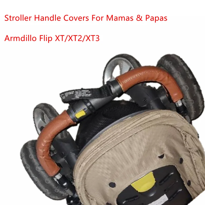 Leather Covers For Mamas & Papas Armdillo Flip XT/XT2/XT3 Stroller Pram Handle Sleeve Case Armrest Protective Cover Accessories