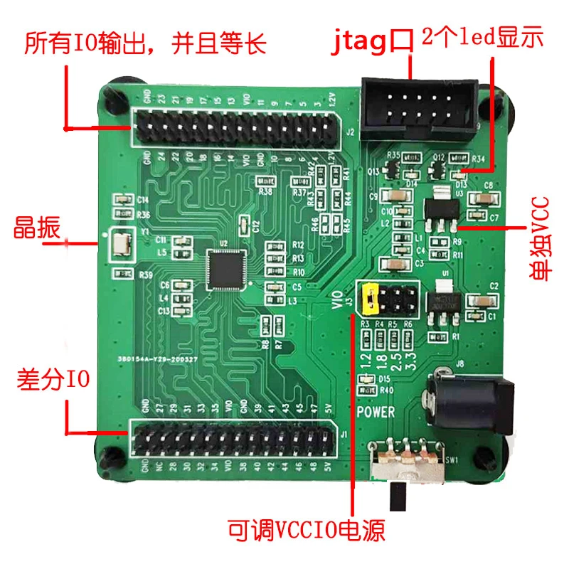 Imagem -03 - Gowin Doméstica Fpga Placa de Desenvolvimento Cpld Placa Desenvolvimento Gw1n-lv1 Lv9 Pequena Abelha Szfpga