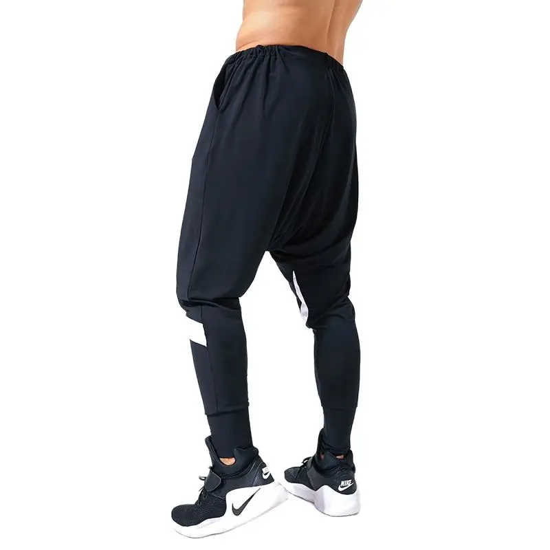 Gym Sweatpants Joggers Pants Men Casual Loose Harem Trousers Male Fitness Sport Workout Track Pants Elasticity Sportswear