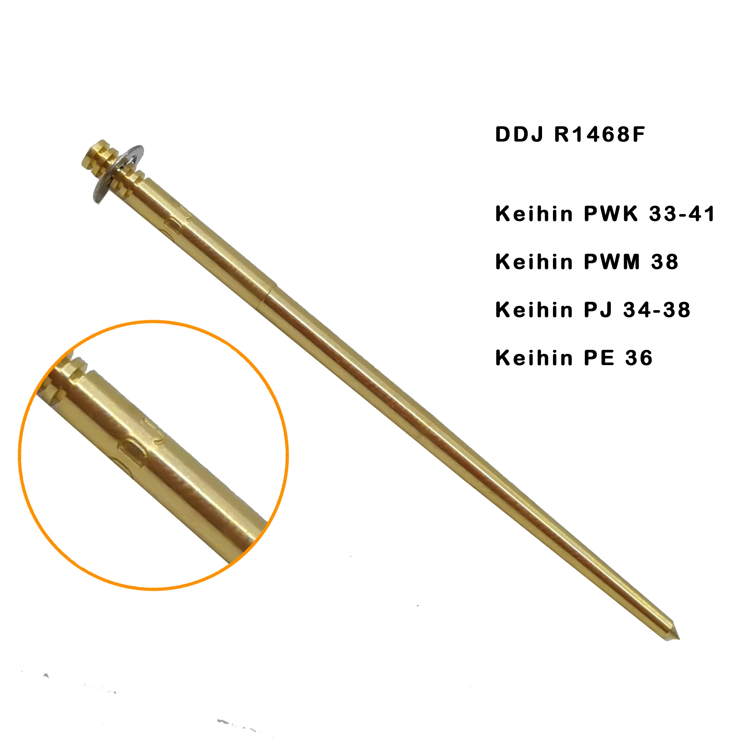 DDJ R1468F Keihin PWK PWM PE PJ Carburetor Jet Needle 1468 Throttle 34 36 38 39 Oil Needle Diaphragm Part