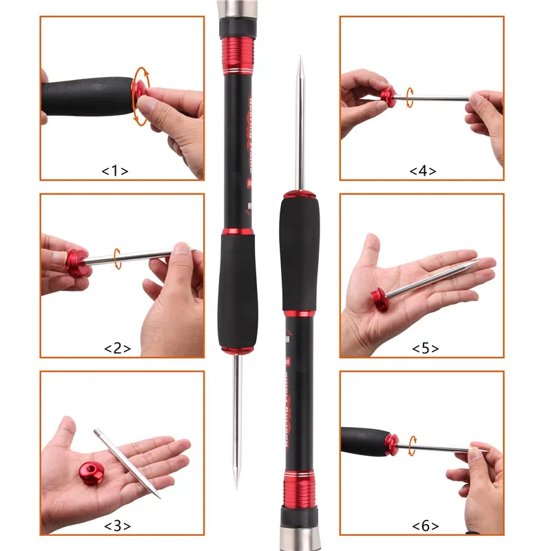 2.4m Spinning Rod and Reel Combos Fishing Carrier Bag Case Portable Telescopic Fishing Rod Combo Sea Fishing