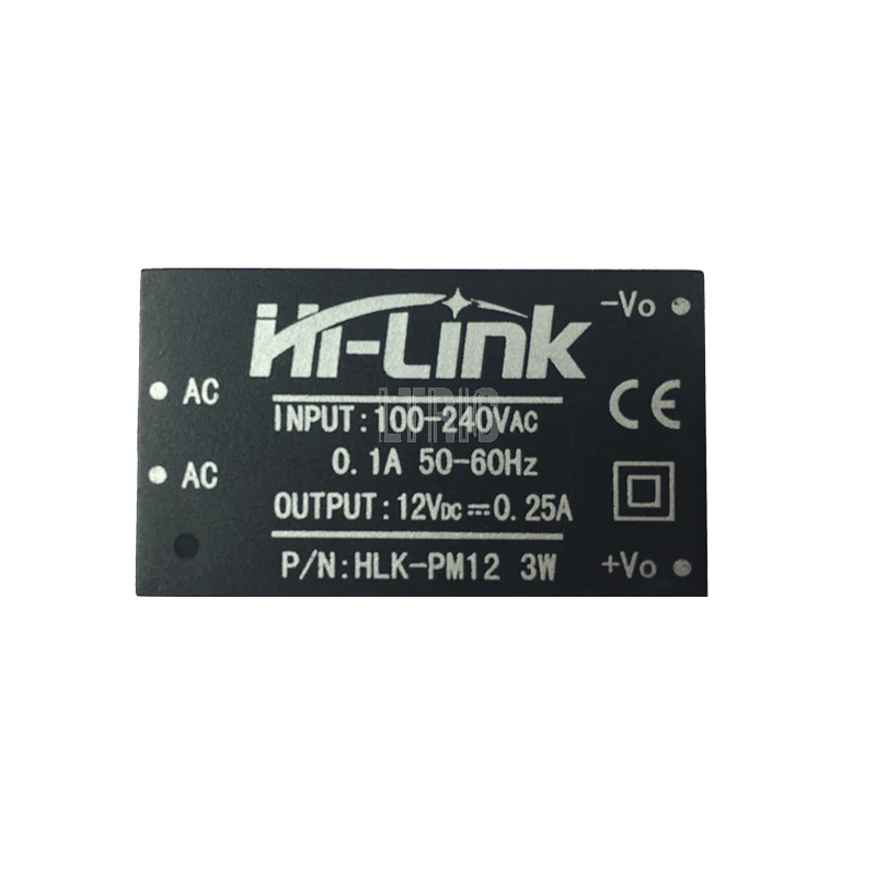 

LTRIG custom 1Pcs HLK-PM01 HLK-PM03 HLK-PM12 AC-DC 220v to 5v / 3.3v / 12v mini power supply module, smart home switch