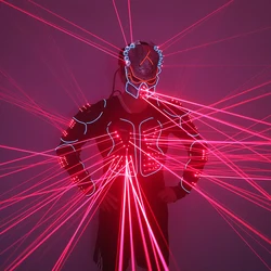 New Laser Robot Suit 650nm Red Laser Armor Costumes Laser Man Stage Performance LED Clothes Laser Show Clothing