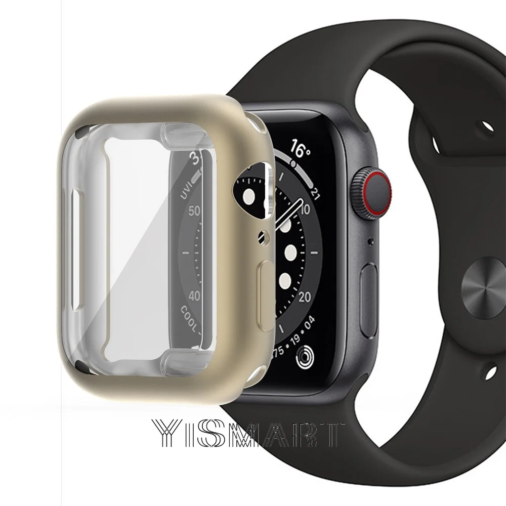 Apple Đồng Hồ 40Mm 44Mm Với Tấm Bảo Vệ Màn Hình Đầy Đủ Độ Phủ Mờ Mềm Mại Cho IWatch Series SE 6/5/4 Yismart