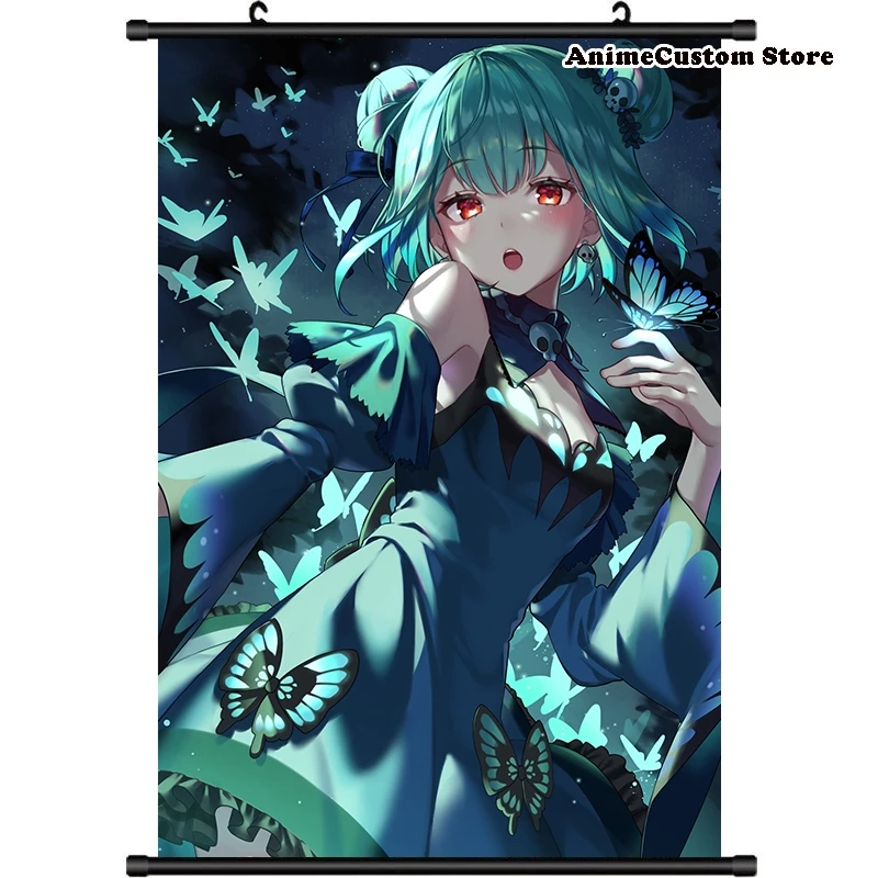 Anime Hololive VTuber Uruha Rushia HD Wall Scroll Roll Painting Poster Hang Poster Home Decor Collectible Decoration Art Gifts