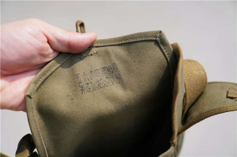 الفائض الأصلي فترة حرب فيتنام الصينية 56 AK طبل ماج الحقيبة الذخيرة العسكرية #4