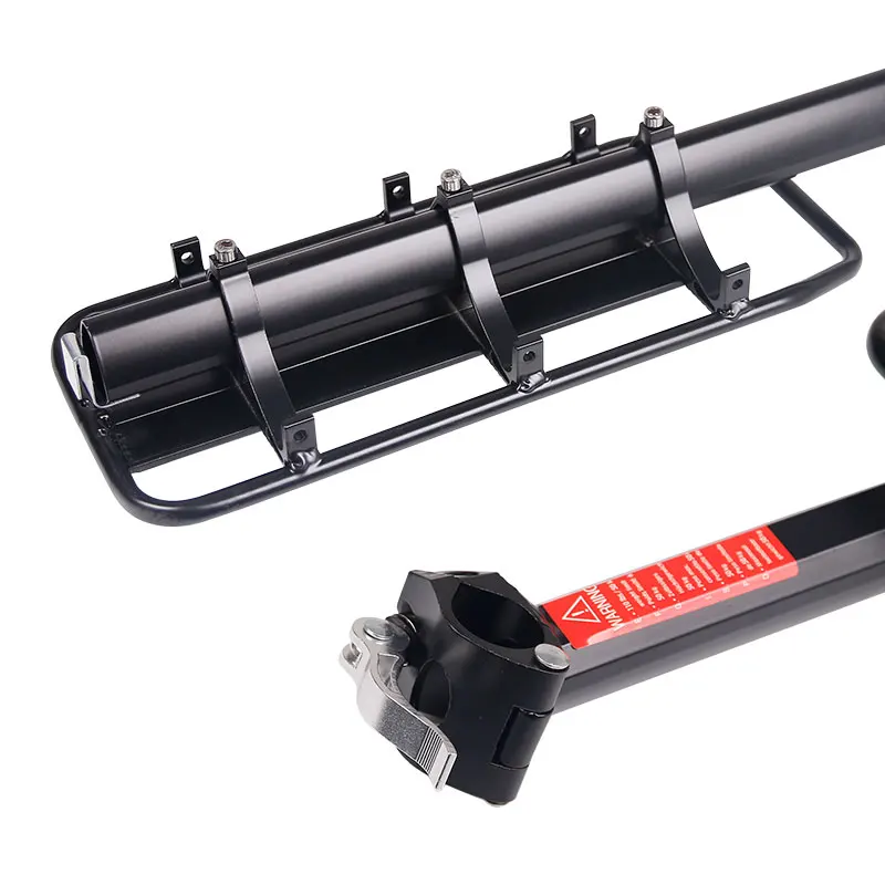 Deemount Bicycle Luggage Carrier Cargo Rear Rack Shelf Cycling Bag Stand Holder Trunk Fit 20-29\'\' Mtb &4.0\'\' Fat Bike