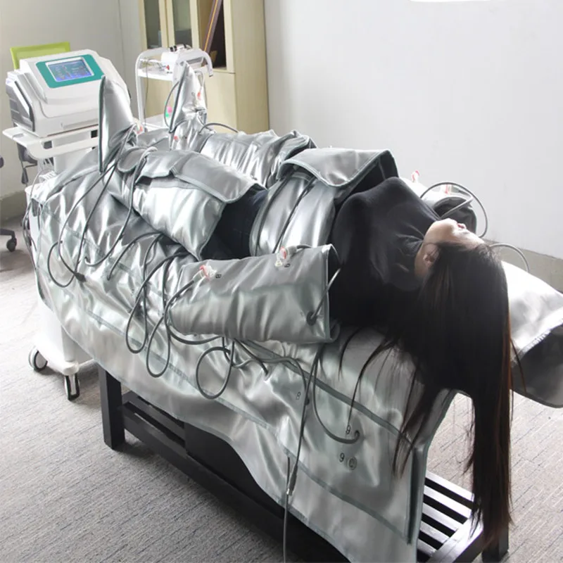 جهاز تدليك احترافي مضاد للشيخوخة لعام 2021 3 في 1 EMS جهاز تنحيف الجسم بالضغط والتصريف اللمفاوي