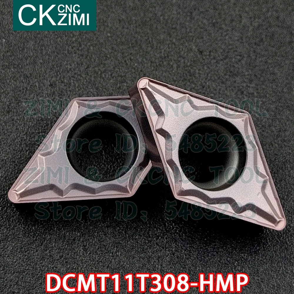 DCMT11T308-HMP DCMT 11T308 HMP كربيد إدراج الخارجية تحول إدراج أداة مخرطة معدنية باستخدام الحاسب الآلي أداة قطع الخشب لالفولاذ المقاوم للصدأ