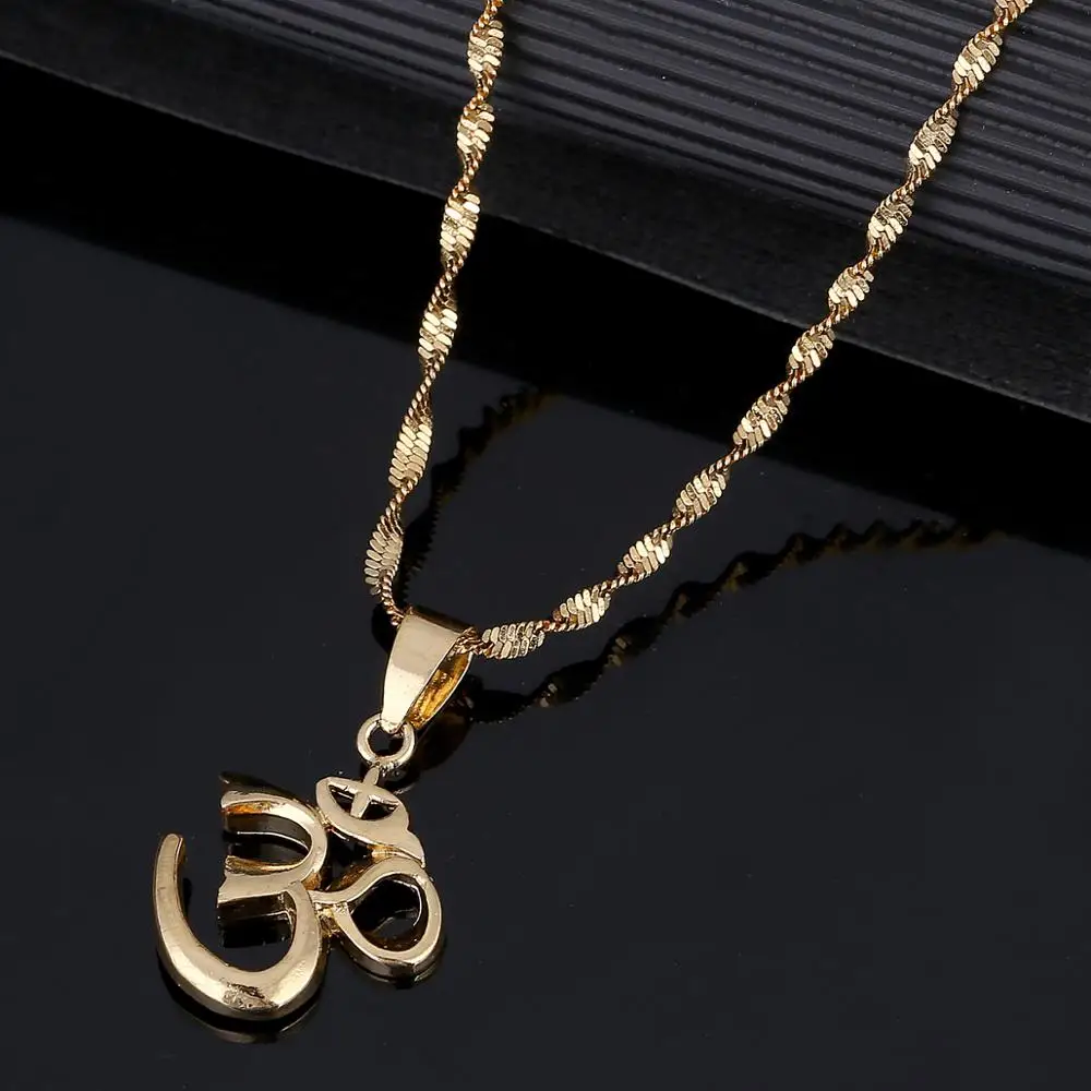 Why the Gold Color OHM Hinduism Pendant Necklace Is a Must-Have for Spiritual Practitioners