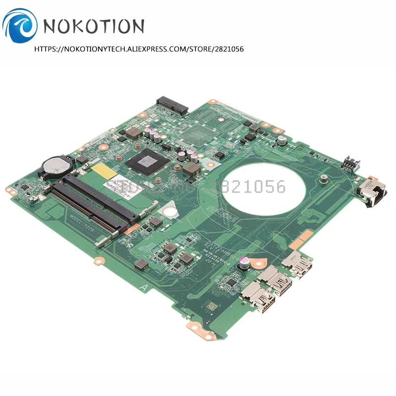 NOKOTION 763422-001 763422-501 FOR HP Pavilion 17 inch 17-F Laptop Motherboard DAY22AMB6E0 A8-6410 CPU DDR3