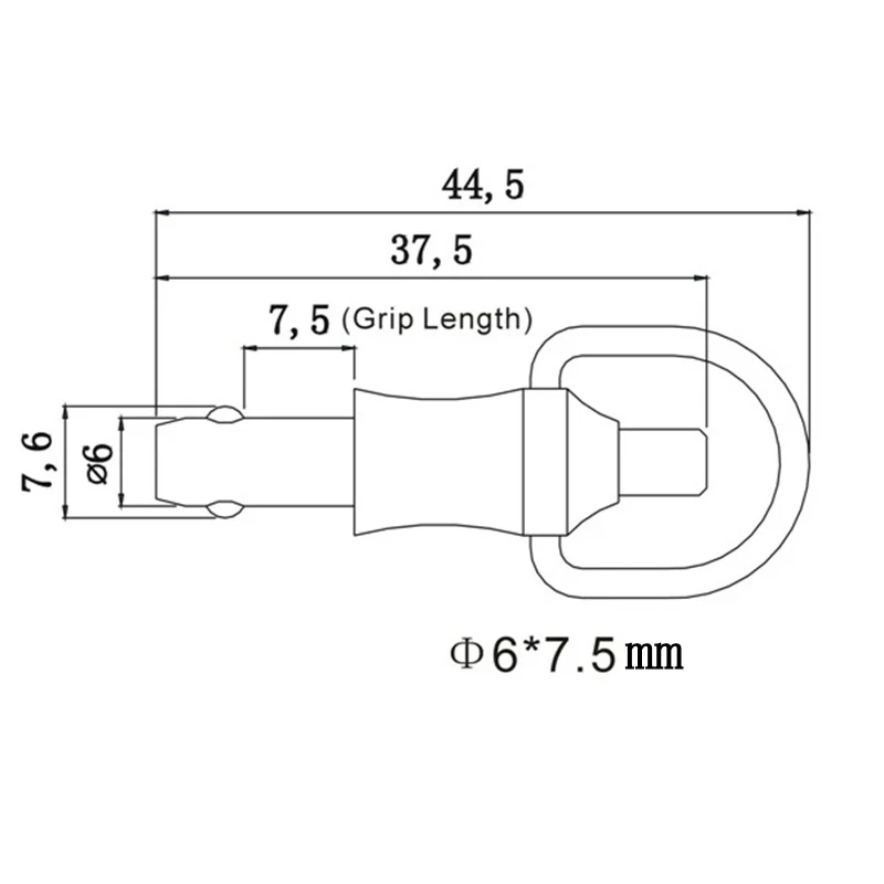 KROYWACH Quick Release Pin for PRO Audio Line Array Speaker 6x7.5mm NO.Z0675