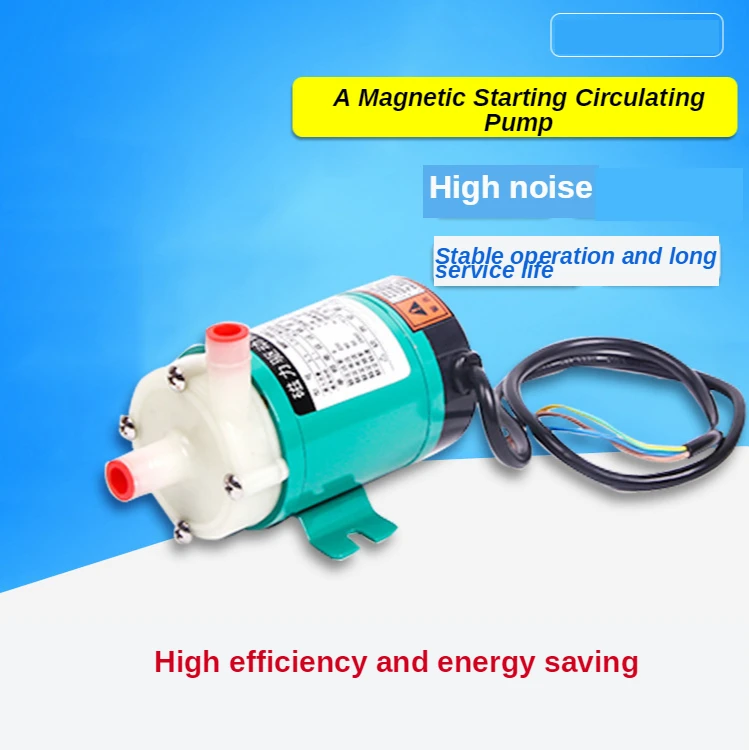 Bomba Dágua Magnética para Produção de Água Pura Bomba Eletromagnética de Plástico Resistente a Ácido Embutido 220v e 50hz