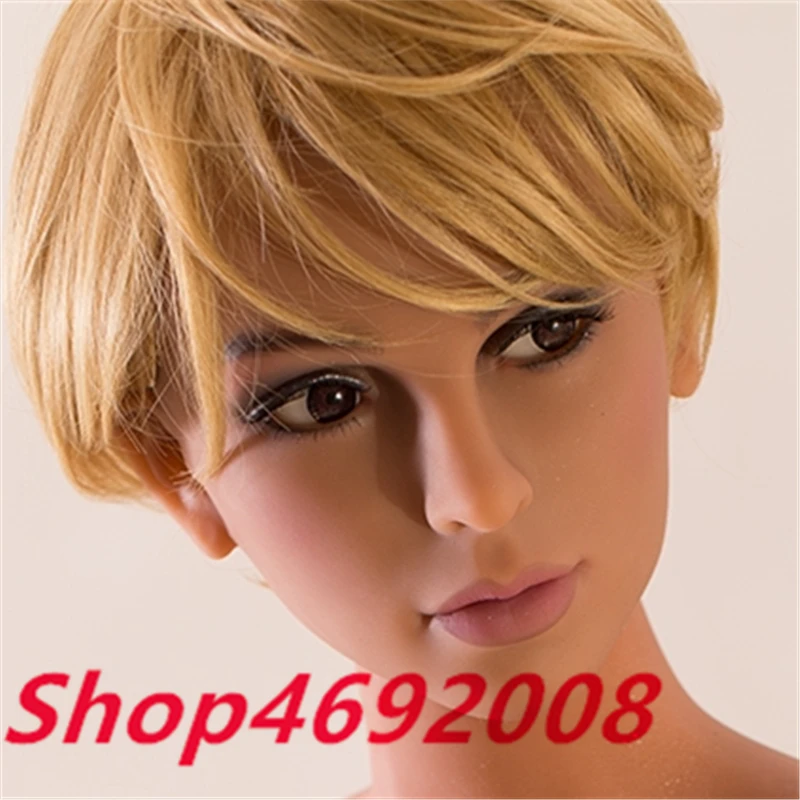 

T2 Delicate face Lifelike Sex Doll Head Silicone Material Metal Frame Beautiful Facial Features Enjoy The Oral Sex Of Love Dolls