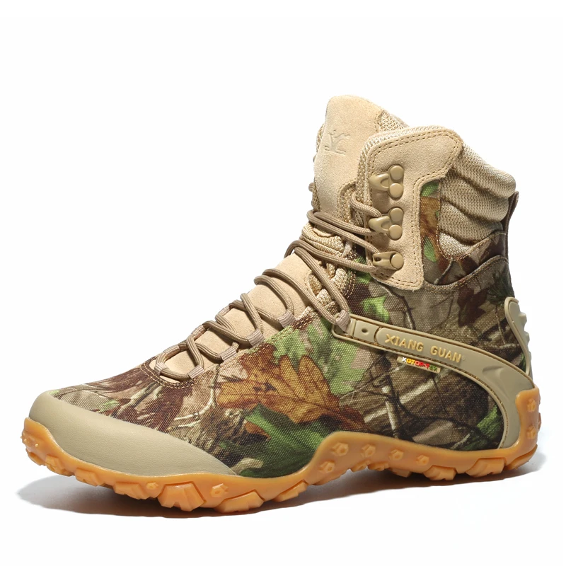 XIANGGUAN Männer Winter Wandern Stiefel Kuh Leder Für Frauen Outdoor-Trail Non Slip Sport Schnee Schuhe Klettern Berg Jagd Walking Turnschuhe 3