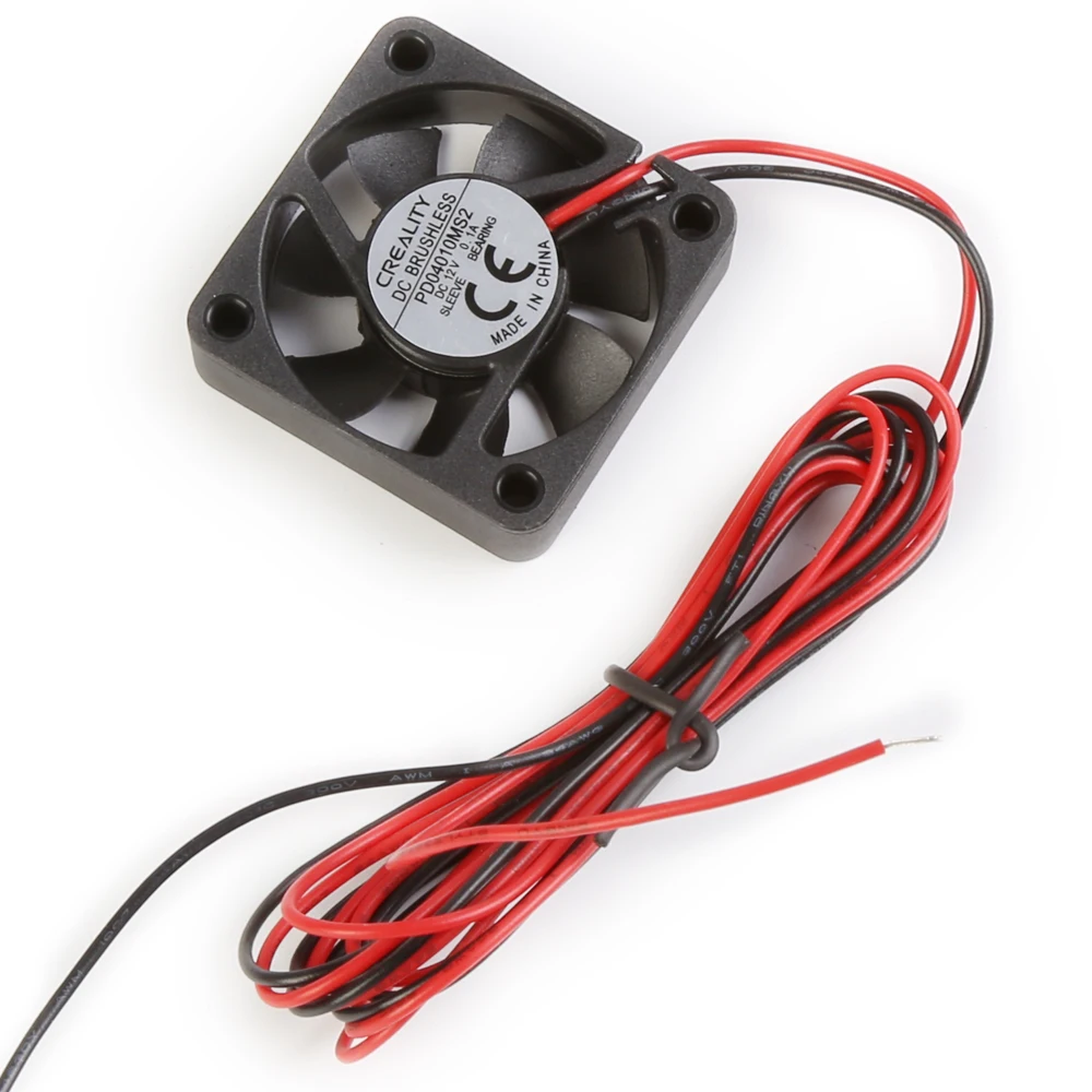 CREALITY 3D Printer Parts 4010 DC 12V 0.1A Brushless Axial Cooling Fan 40mmx40mmx10mm Oil Bearing For CR-10/CR-10S Printer