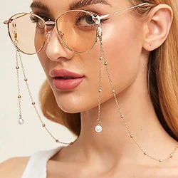 Fashion Woman Sunglass Chain Pearl Pendant Anti-Falling Glasses Eyeglass Cord Necklace