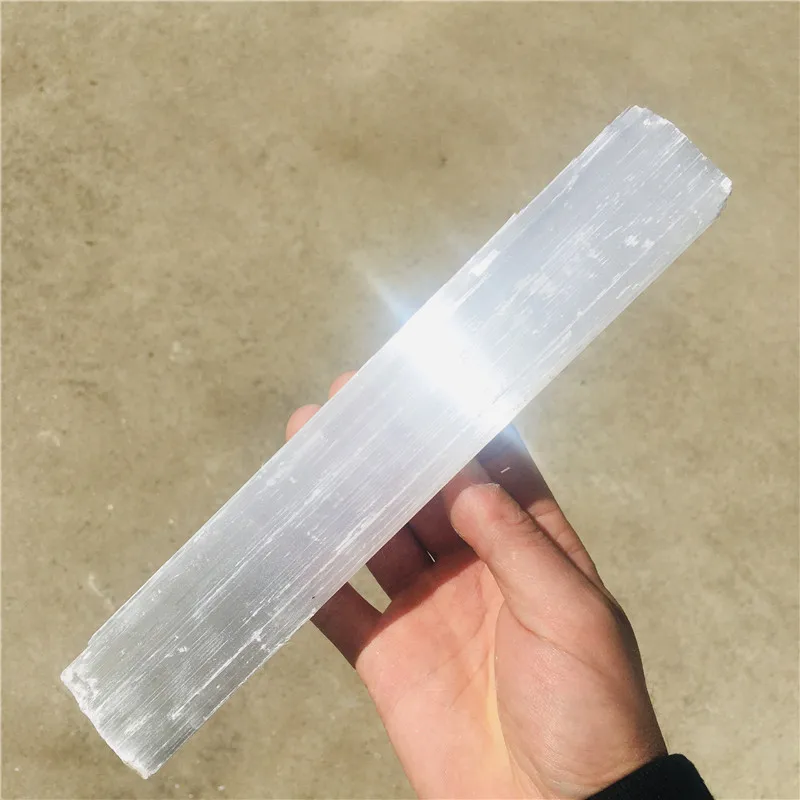 20-40cm Selenite Sticks  White Gypsum Crystals Wands Blades