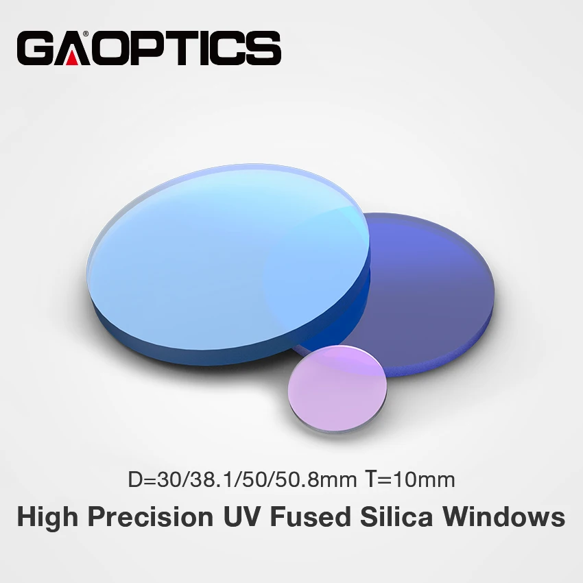 

High Precision Optical Quartz glass Windows with 2mm 3mm 6mm 10mm Thickness AR Coating 350nm to 700nm