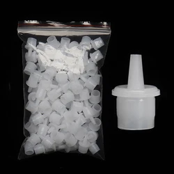 20Pcs Wimper Lijm Fles Plug Lijm Cup Nozzle Adhesive Holder Stopper Individuele Wimpers Valse Lash Extension Gereedschap