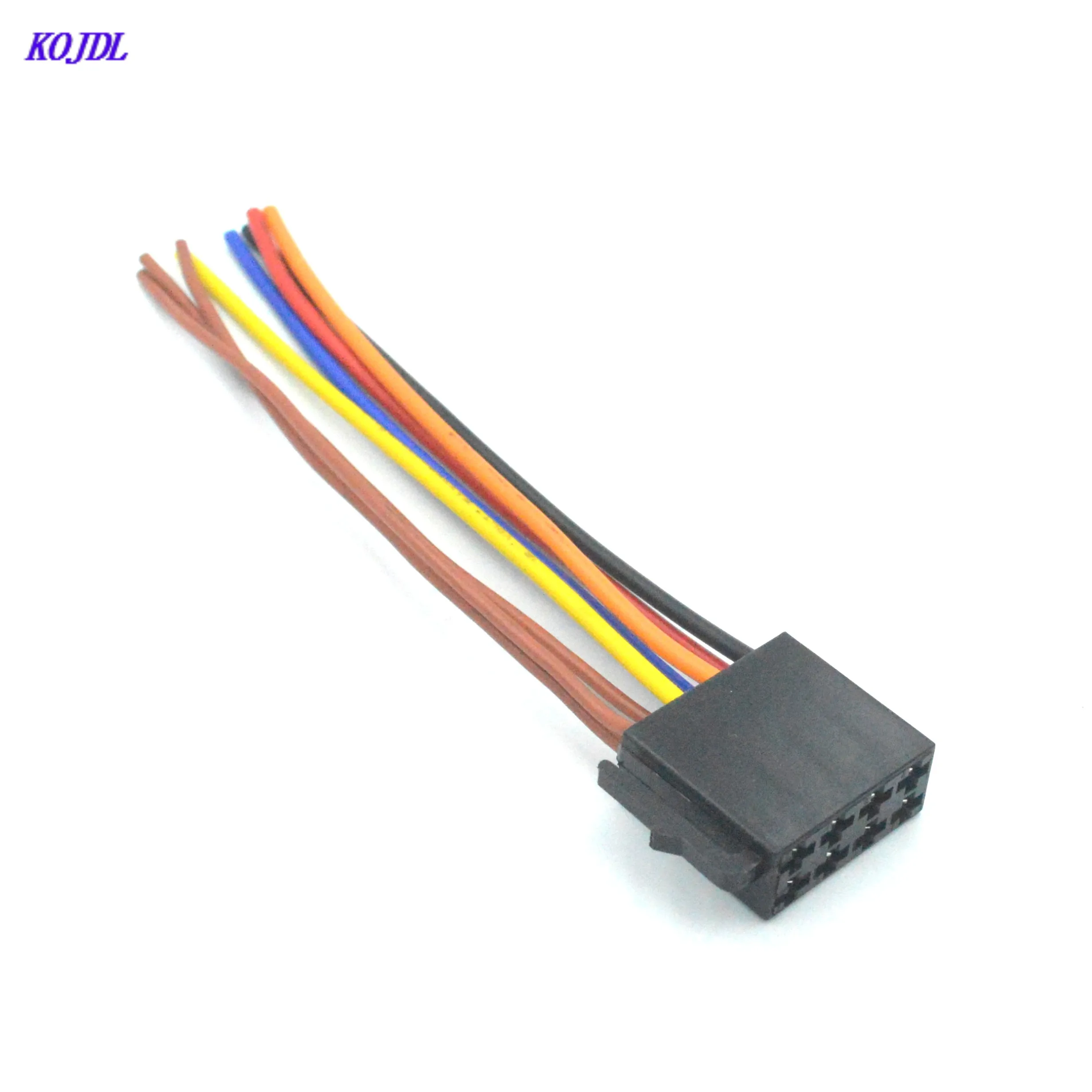 1Pair Auto Universal ISO Wiring Harness Female Car Radio CD Player Adaptor Connector Wire Plug Kit MP5 Player Cable Suit KOJDL