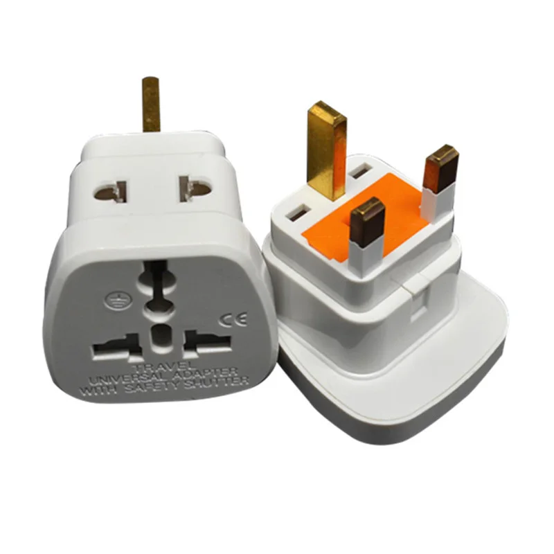 Universal 13A Hong Kong Singapore Malaysia United Kingdom copper power charger USA india HK EU US AU to UK adapter fused plug