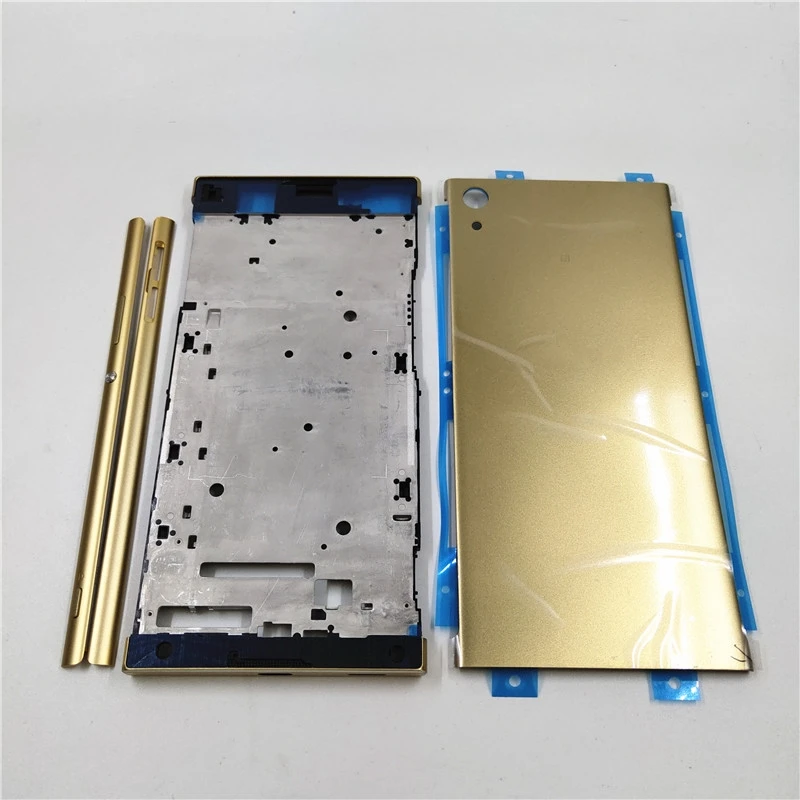 

Full Housing For Sony Xperia XA1 Ultra C7 G3226 G3212 Full Housing Middle Front Frame Bezel Housing +Side Rail Stripe With Side