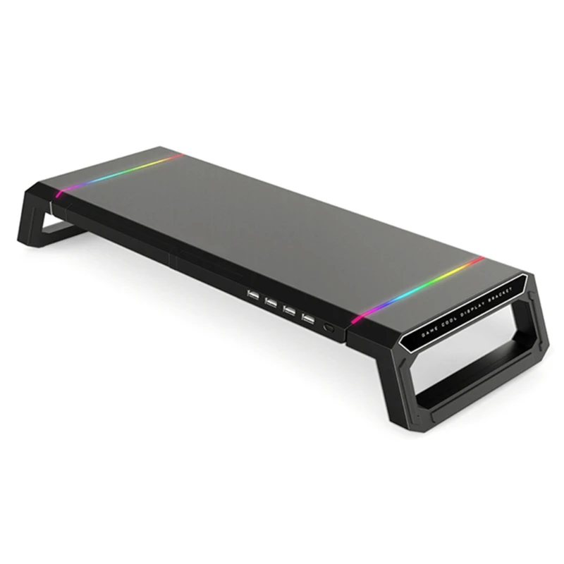 Imagem -05 - Suporte Rgb para Monitor de Computador Notebook Universal Usb 2.0 Ju01 21 Dropshipping