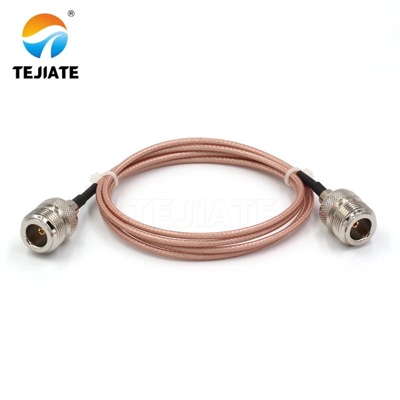 1 pz TEJIATE cavo adattatore N a N tipo N-J converti N-K 8-90CM 1M 1.5M 2M lunghezza connettore RG316 filo