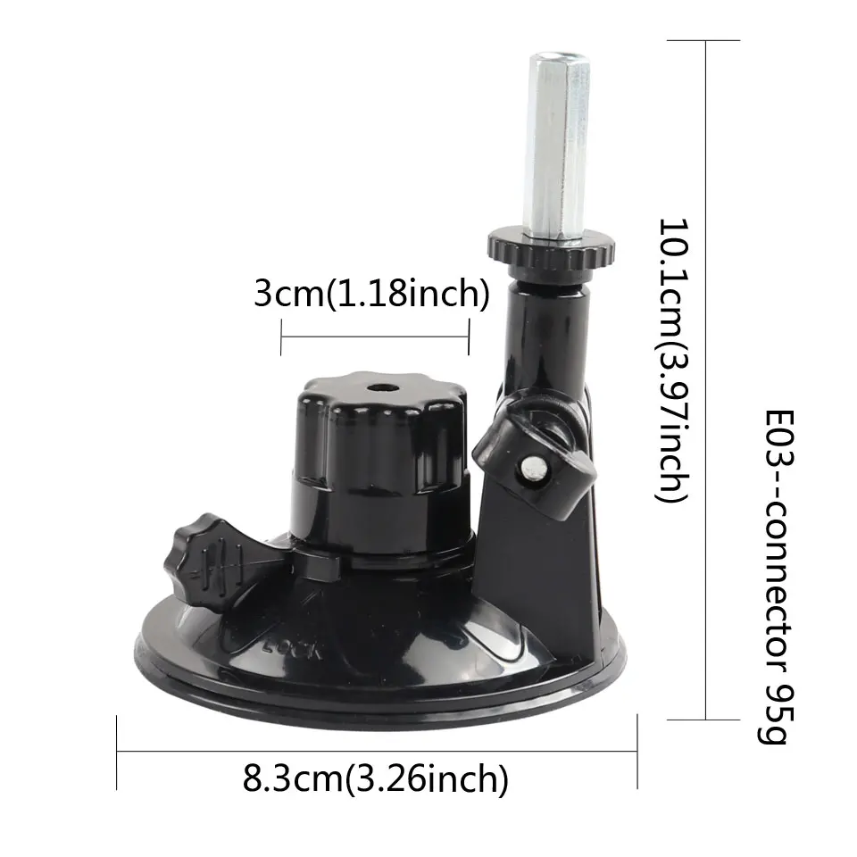 Powerful Suction Cup For sucking Smooth ground Connector usefor M6 Telescopic Linear Device Attachments