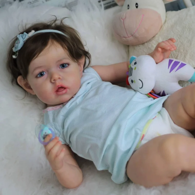 22inch Reborn Baby Doll Kit Popular Baby Liam DIY Unfinished Doll Parts Realistic Reborn Baby Doll Set Drop Shipping