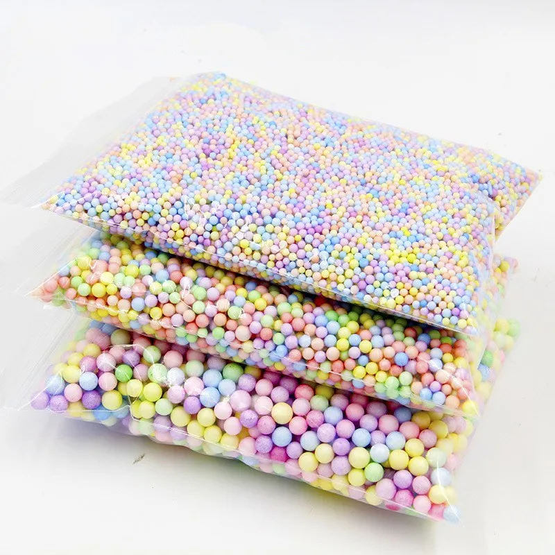 3 Size Foam Beads Ball 2-9cm for Clay Mud Accessory Anti-Stress Tiny Clay Foam Filler For DIY Supplies