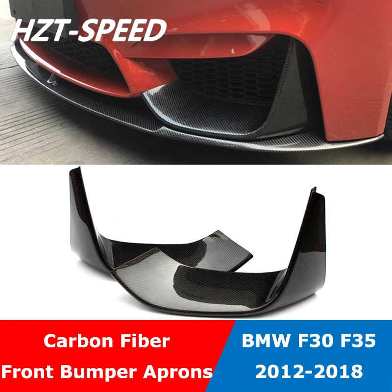 Car Front Bumper Aprons Side Splitter F30 F35 For BMW 3 Series Modification M3 Style Car Bumper 2012 - 2018