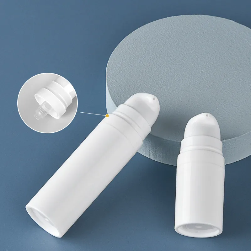 20/50 Stuks 5 Ml 10 Ml 15 Ml Lege Airless Pomp Flessen Mini Lotion Vacuüm Cosmetische containers Vrouwen Make Up Reizen Emulsie Fles