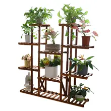 Wooden plant stand with 16 shelves, 46 inches tall #5