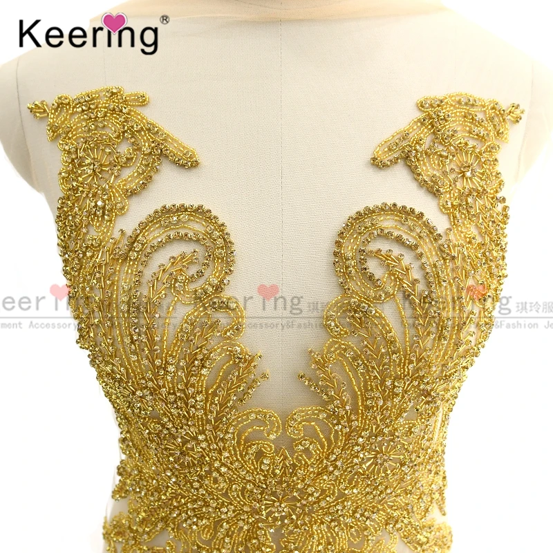 Elegant Dress Patch for Wedding Dress, Body Applique Jewelry, Fashion, WDP-054