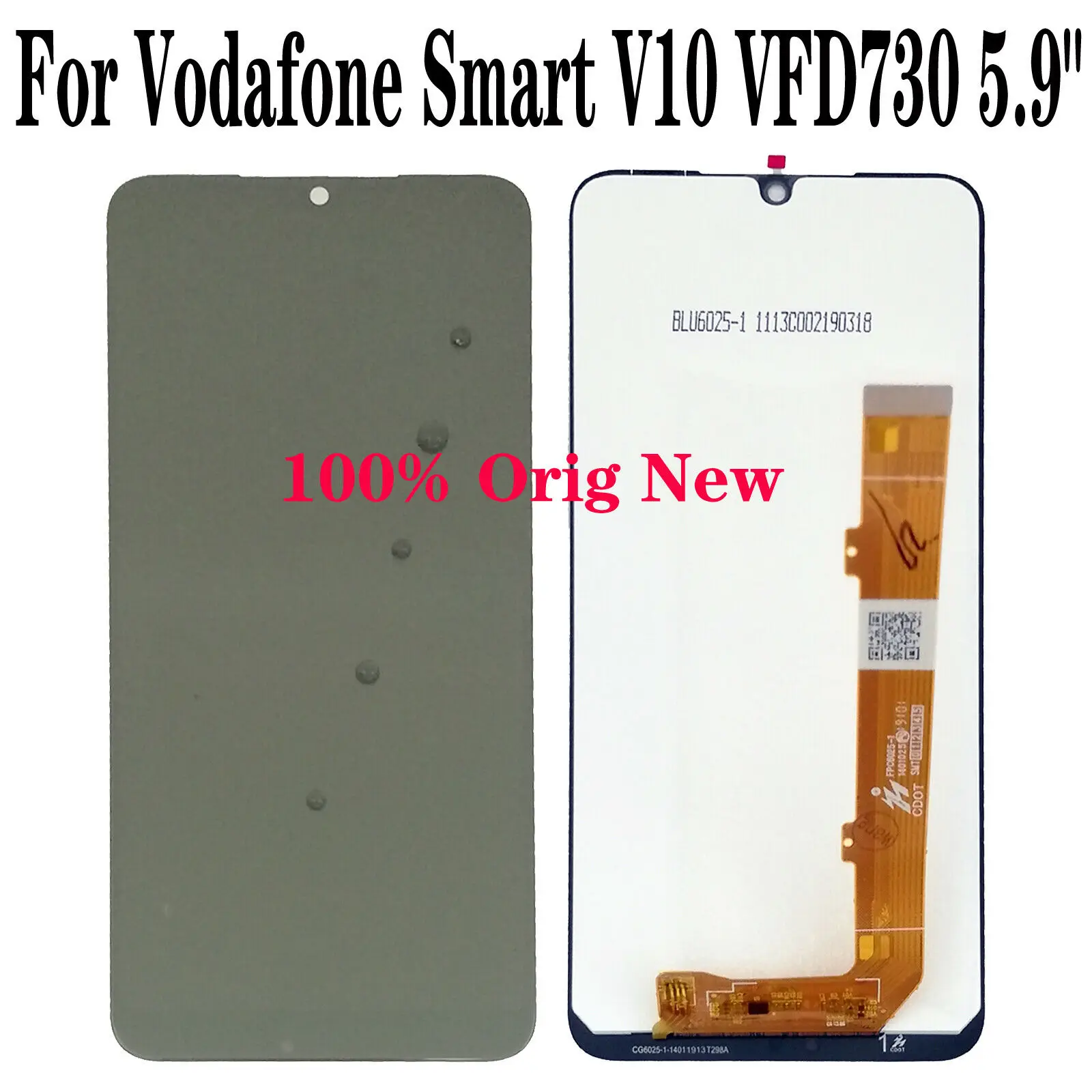 

Shyueda 100% New For Vodafone Smart V10 VFD730 5.9" LCD Display Touch Screen Digitizer Wifh free tools