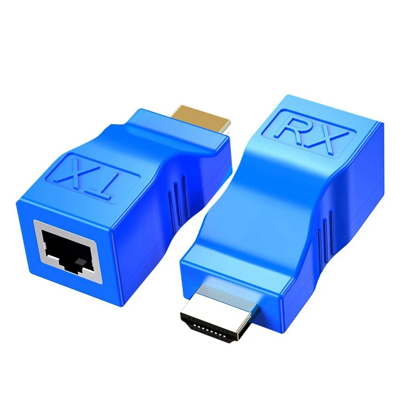 HDMI to RJ45 Network HDMI Repeater 2 PCS HDMI Extender Transmitter and Receiver Network